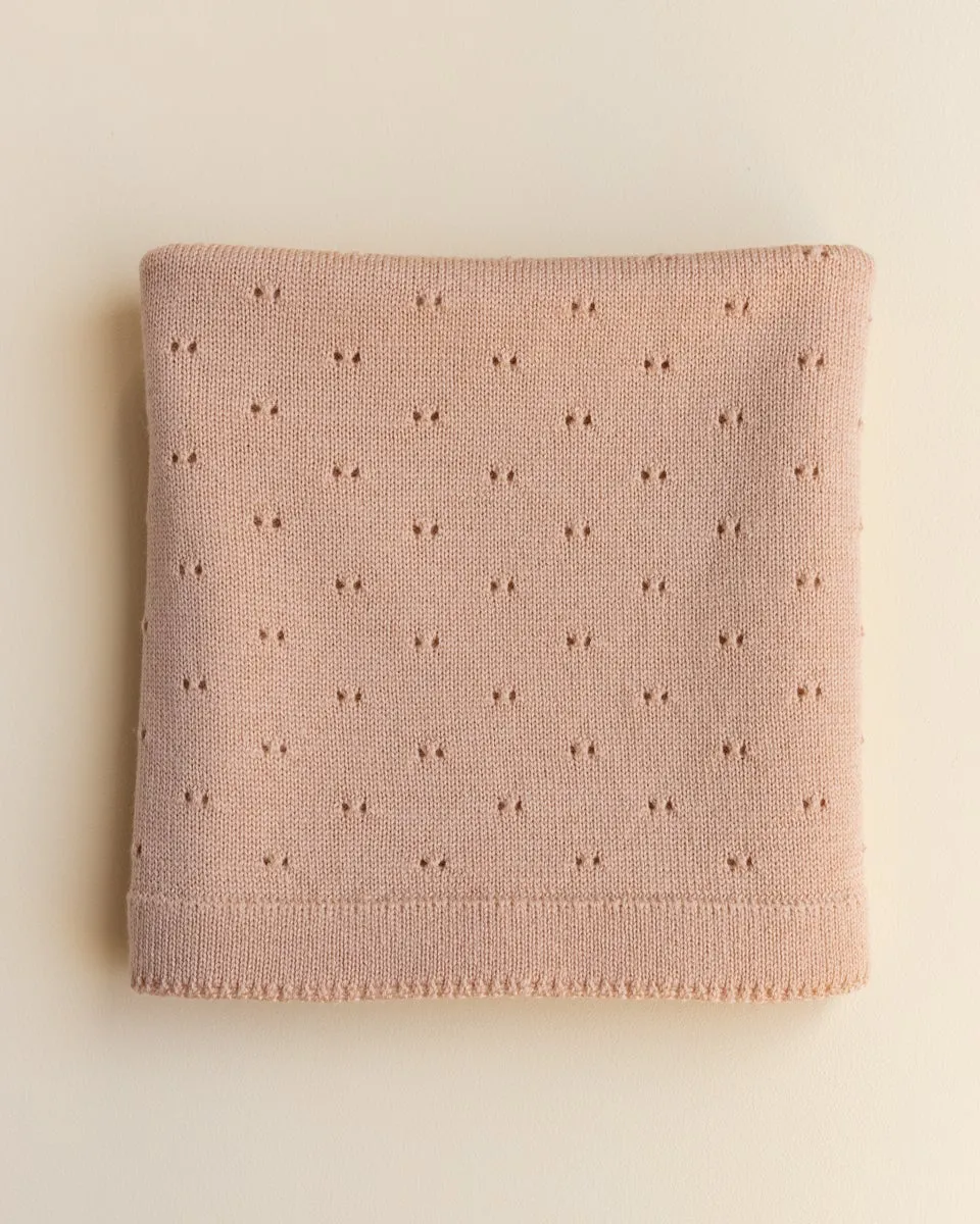 Hvid Blanket Bibi | Apricot