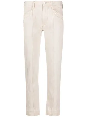 ISABEL MARANT ETOILE Ecru Denim Pants - SS23 Collection for Women