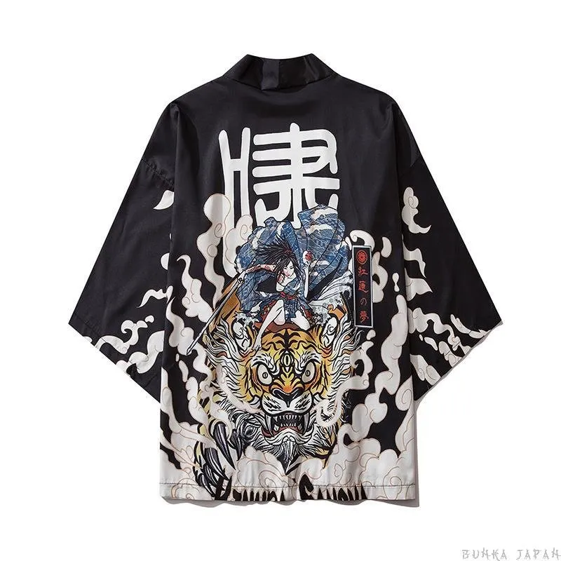 Kimono Cardigan The Tiger Warrior