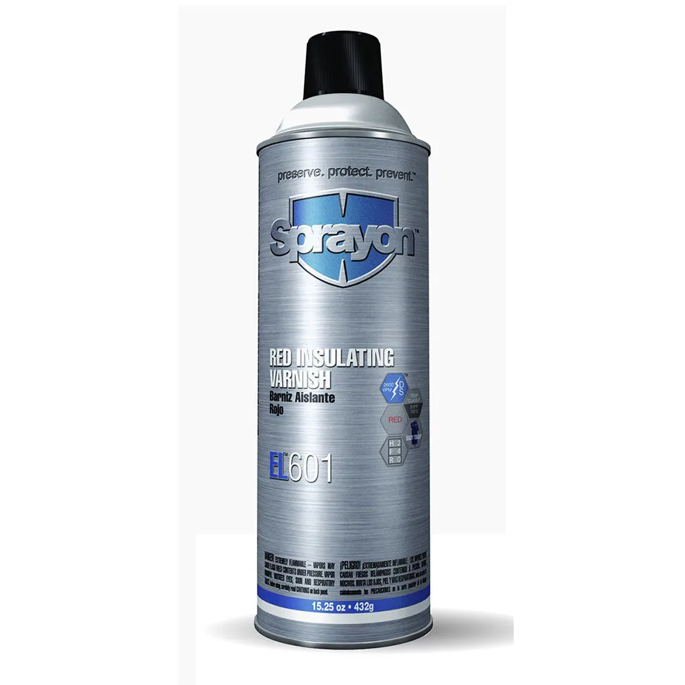 Krylon S00601 Sprayon EL601 Red Insulating Varnish 15 oz Aerosol