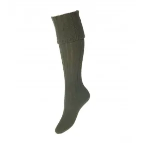 Lady Glenmore Sock - Spruce by House of Cheviot