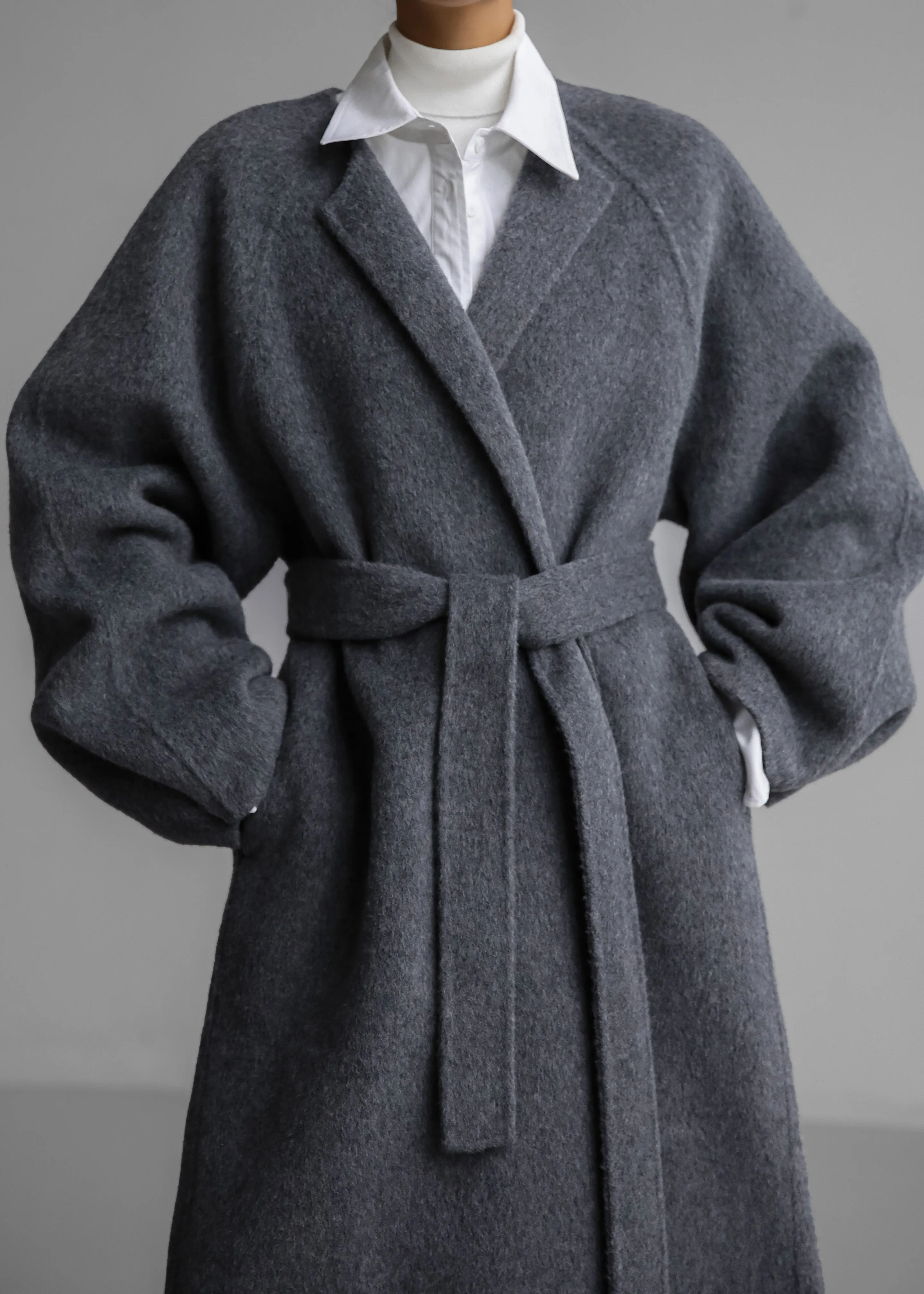 Leon Wool Coat - Grey