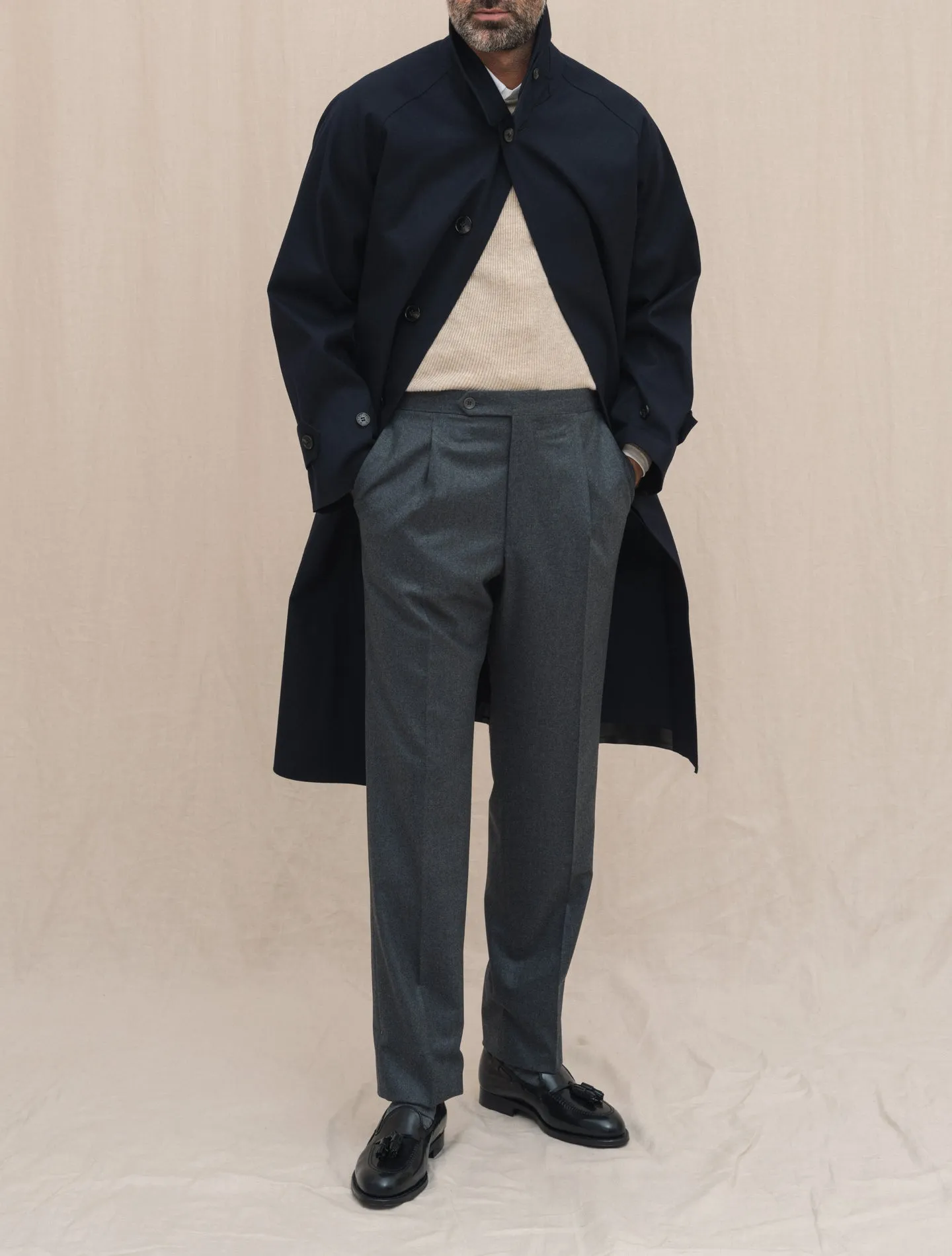 Limited Edition Selwyn Bonded Wool - Gabucci 30 Navy