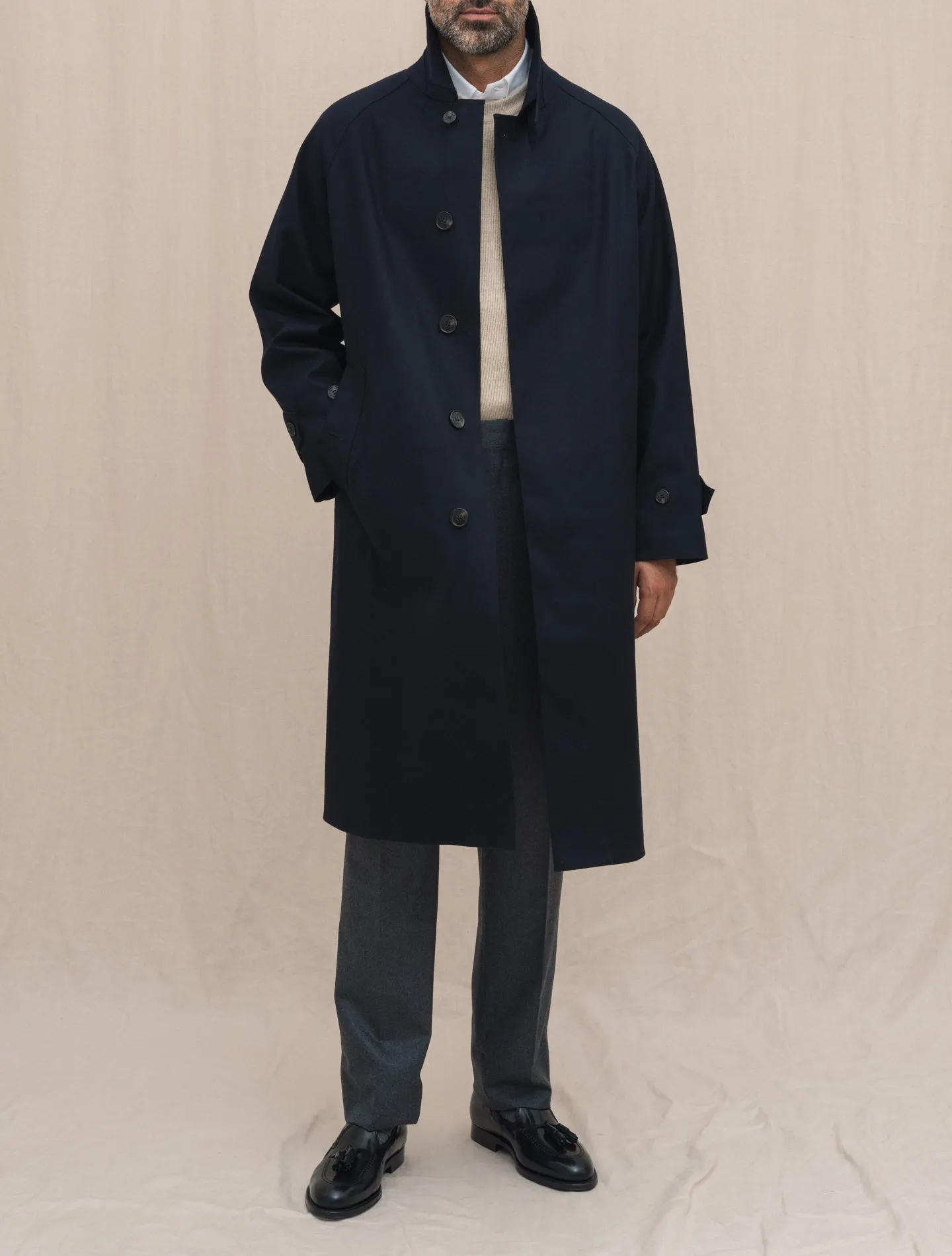 Limited Edition Selwyn Bonded Wool - Gabucci 30 Navy
