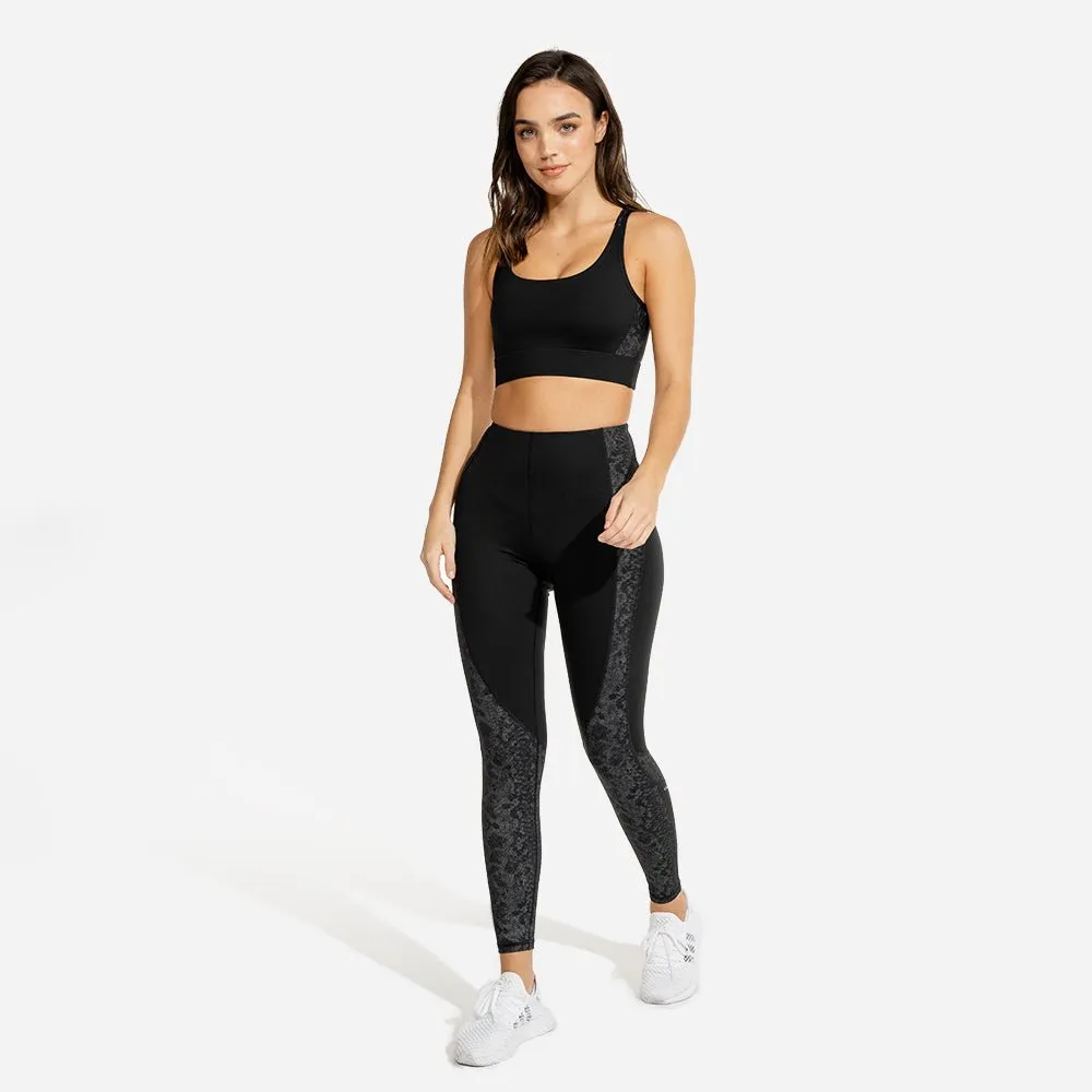 Limitless Snake Leggings - Onyx