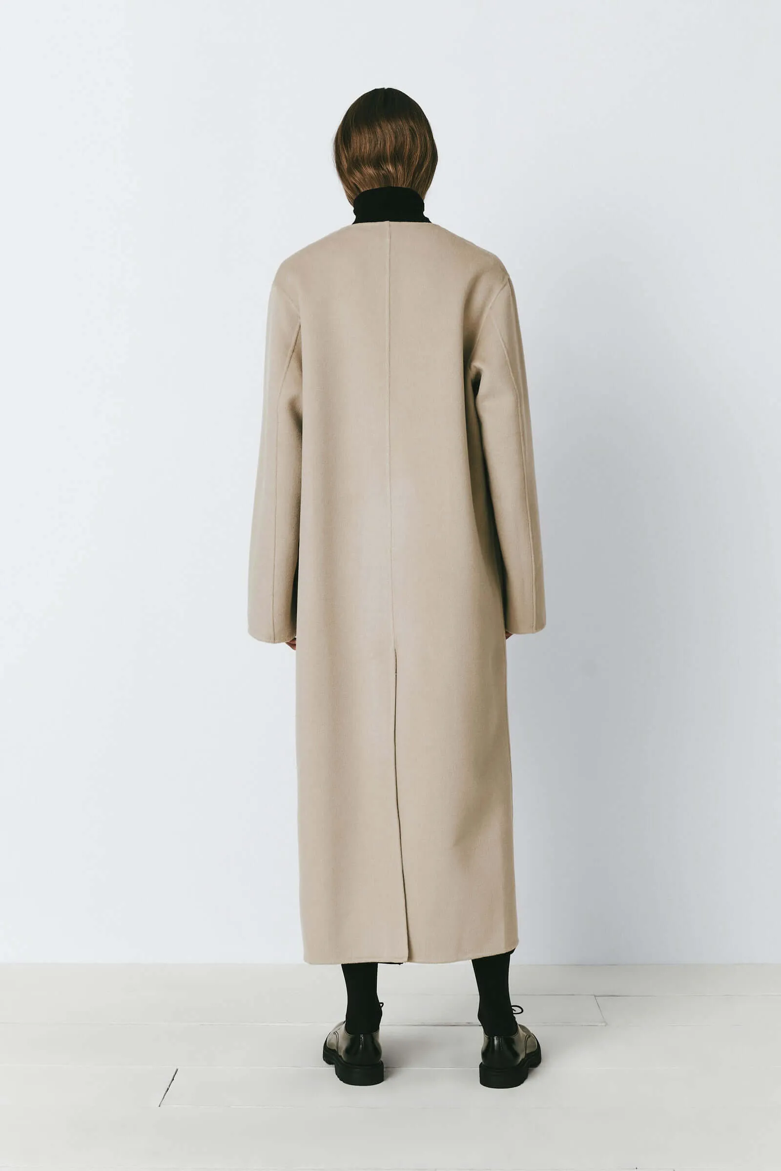 Mathé Belted Double-Faced Coat