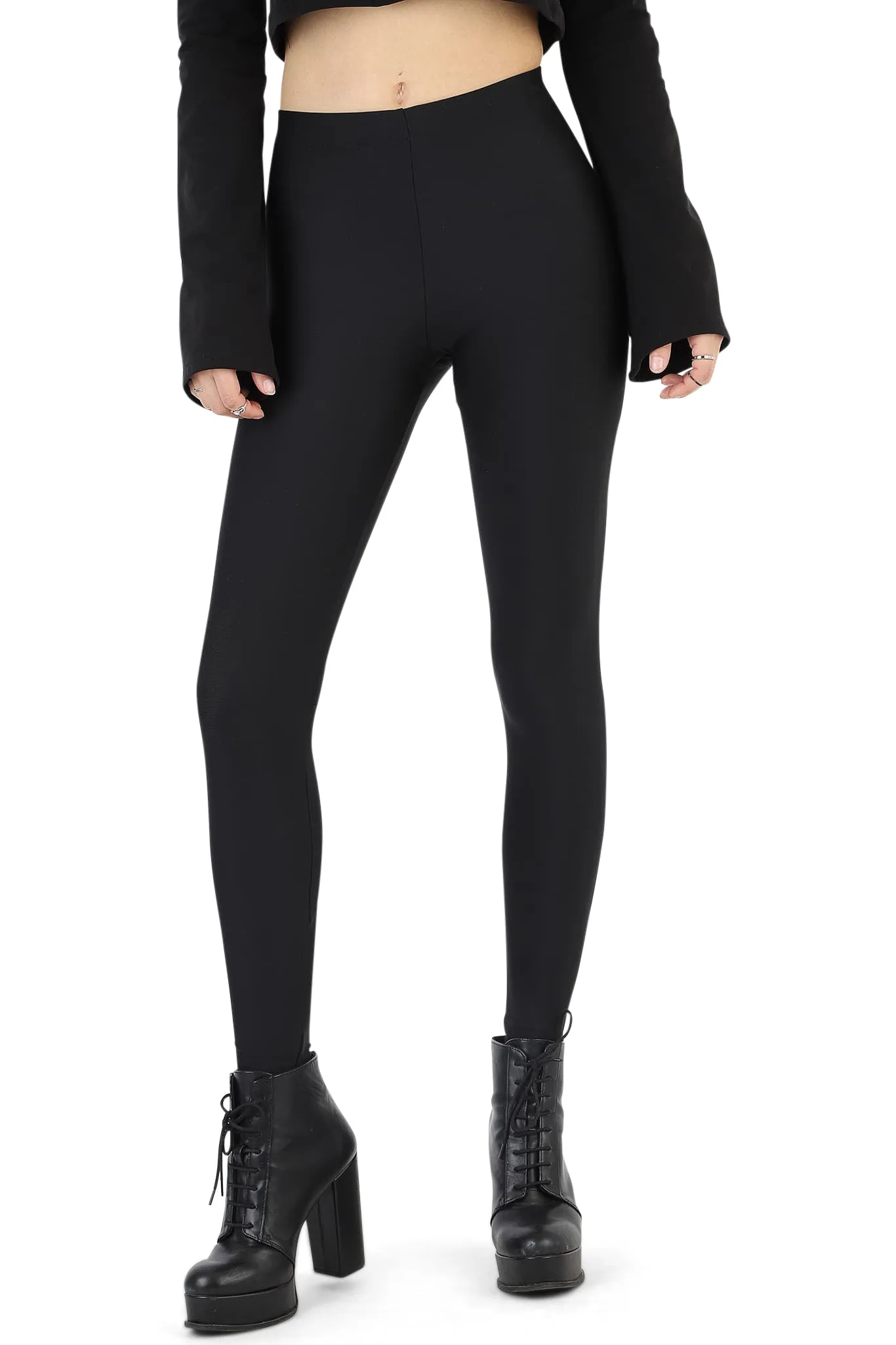 Matte Black Leggings
