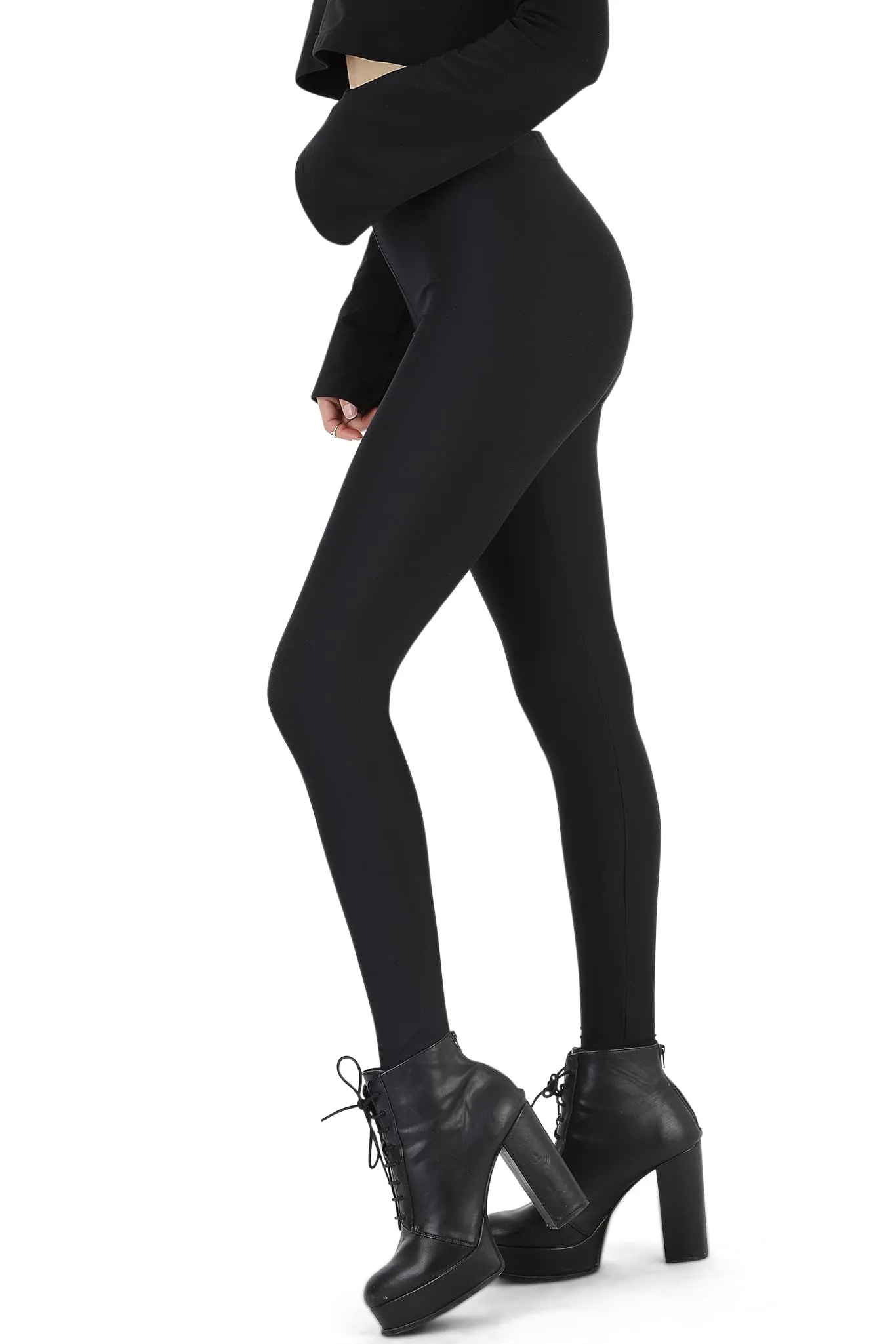 Matte Black Leggings
