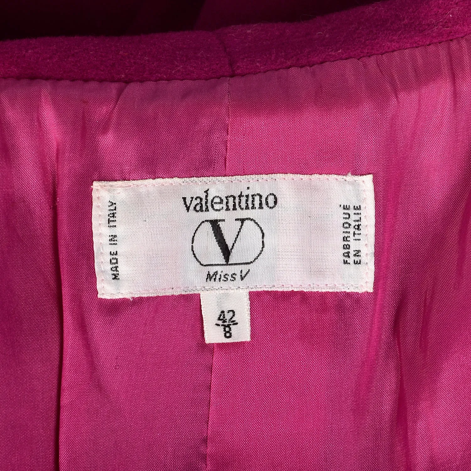 Medium 1980s Dramatic Pink Trench Coat