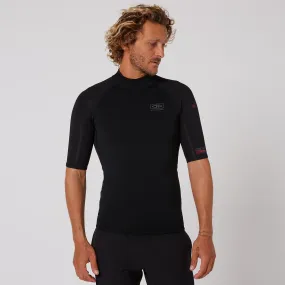 MEN DOUBLE BLACK SS VEST 1.5