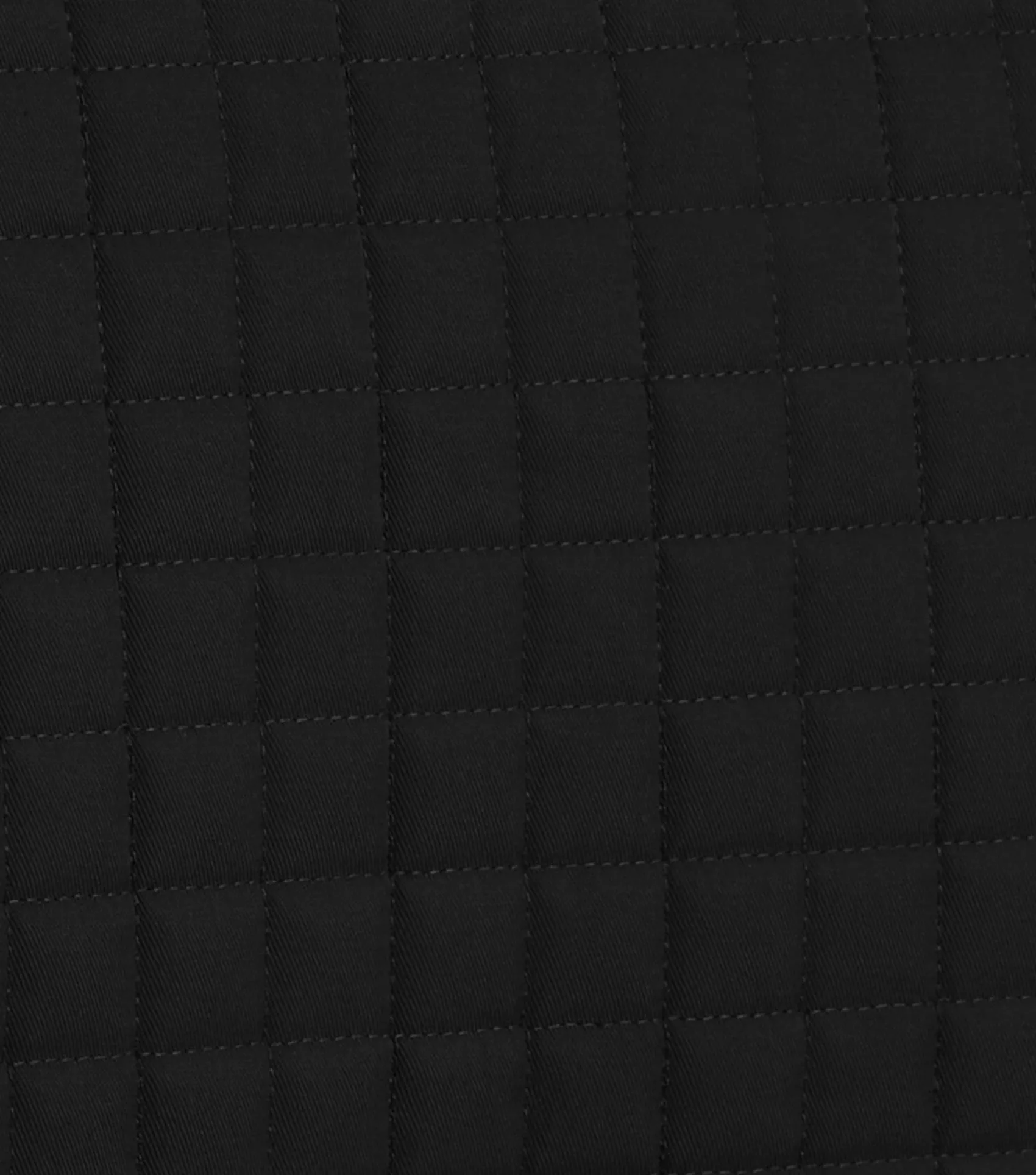 Merino Wool Saddle Pad - Half Pad Black/Black Wool