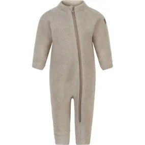 Mikk-Line Wool Suit Melange Offwhite