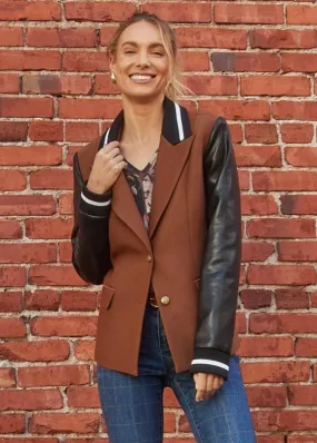 Mixed Media Blazer