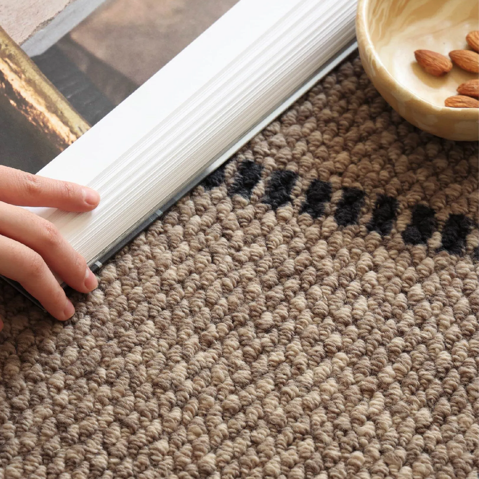 Mocha Color Wool Carpets