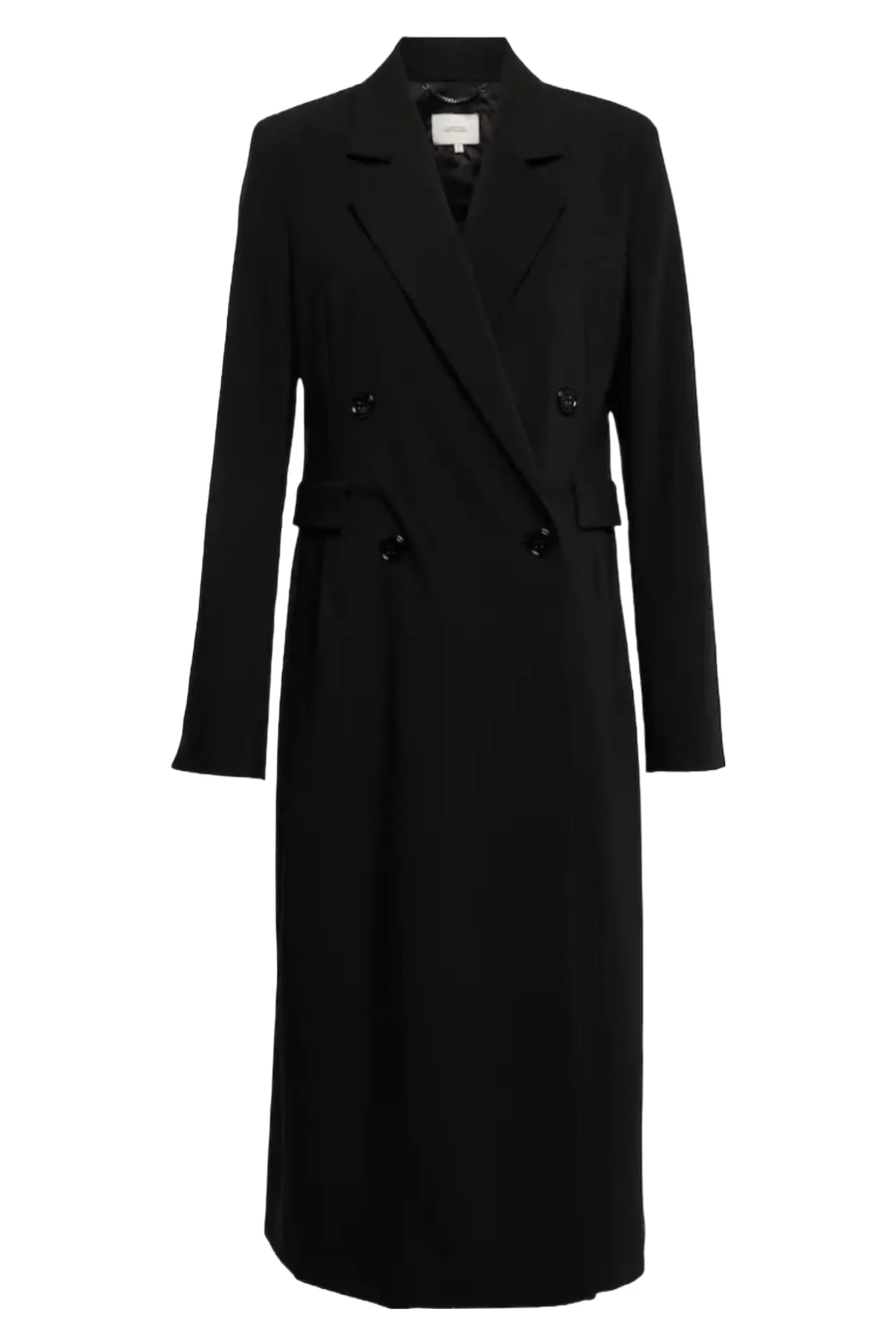 Modern Sophistication Wool-Blend Coat