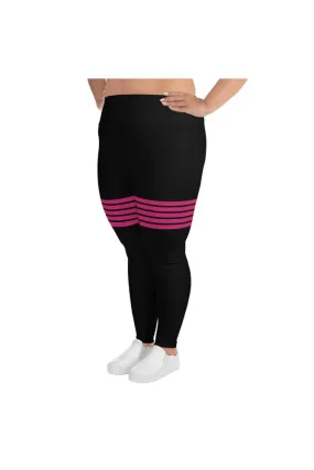 Mysterious Ones All-Over Print Plus Size Leggings