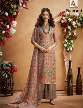 Noorani Pashmina Pure Suit Dress Material For Women