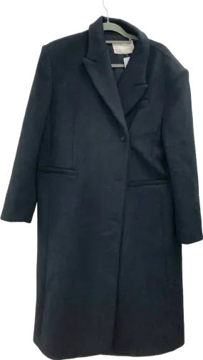 OAK   FORT Black Long Coat S-M