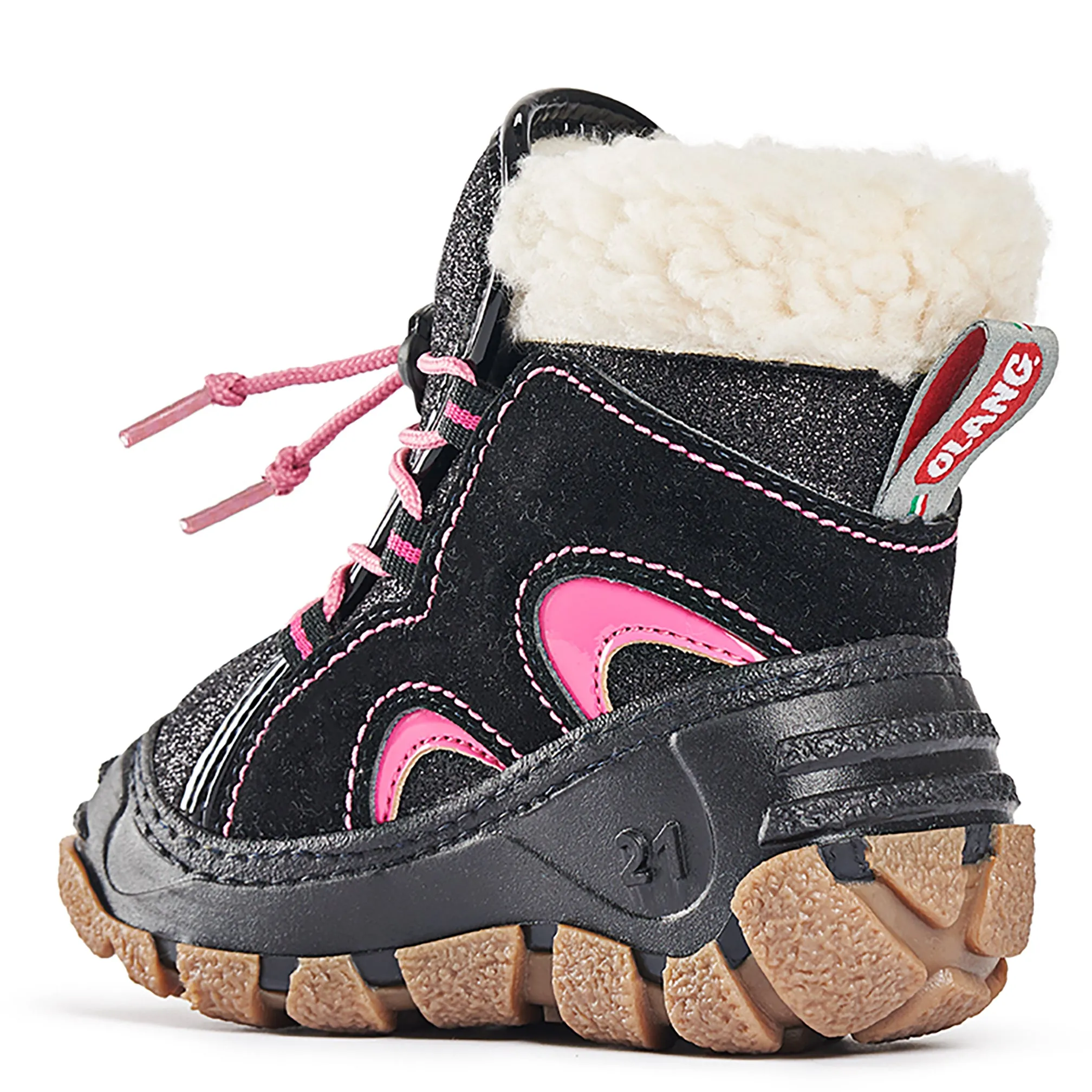 Olang Koala Lux Nero Fuxia Boots
