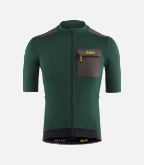 PEdALED Odyssey Merino Jersey - Dark Green