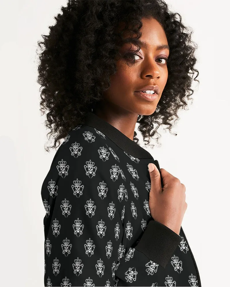 Punk Majesty Logo Pattern Women's Bomber Jacket
