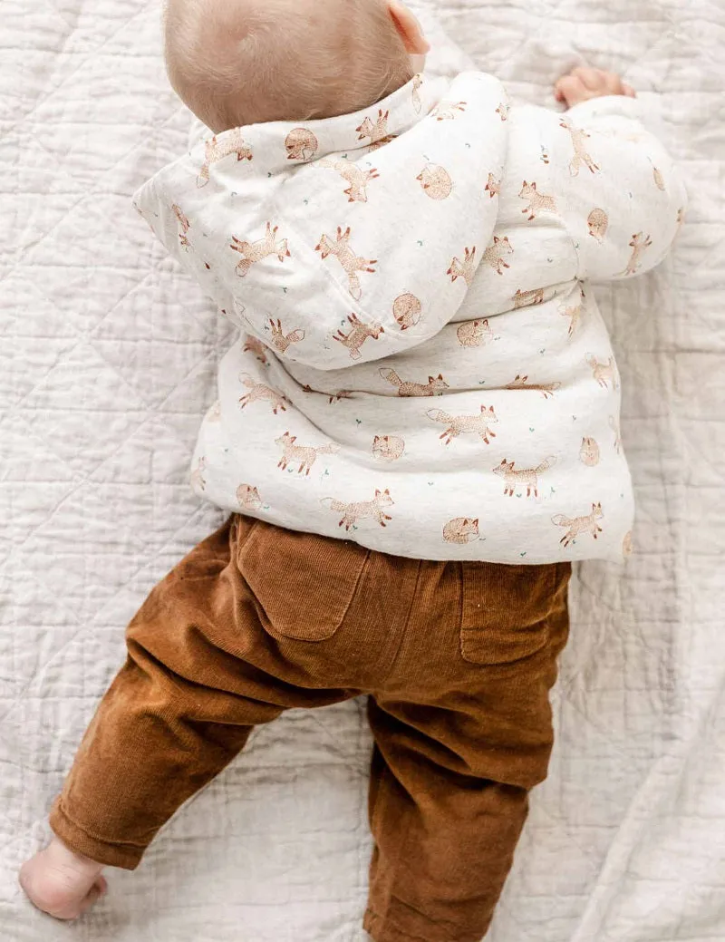 Purebaby Cord Slouch Pant - Maple