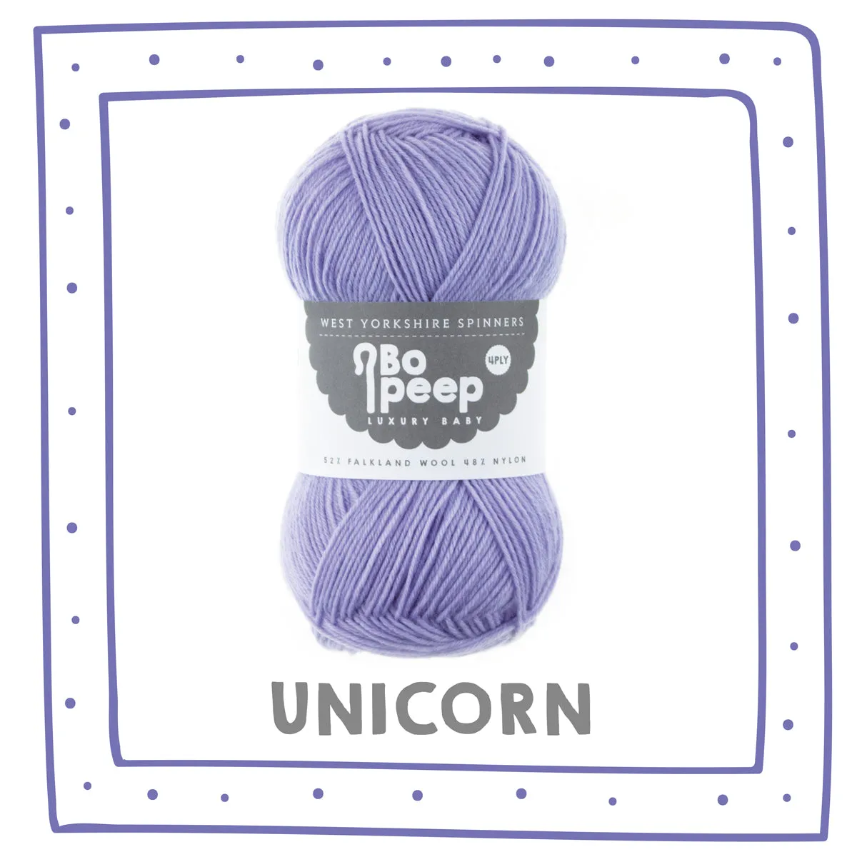 "Unicorn" Bo Peep 4ply