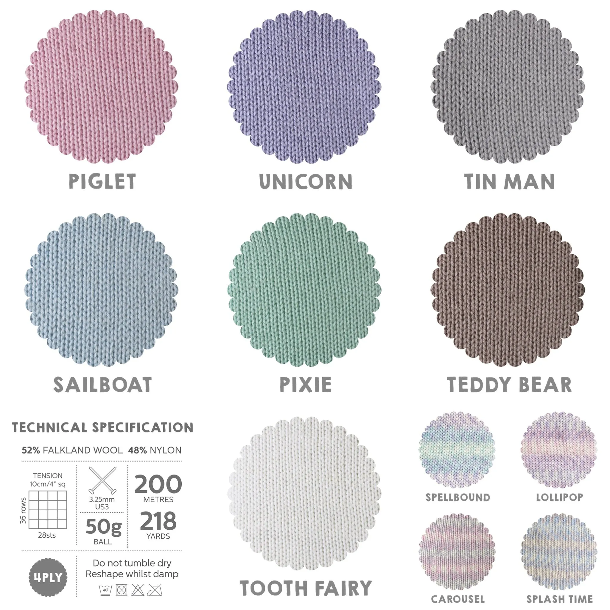 "Unicorn" Bo Peep 4ply