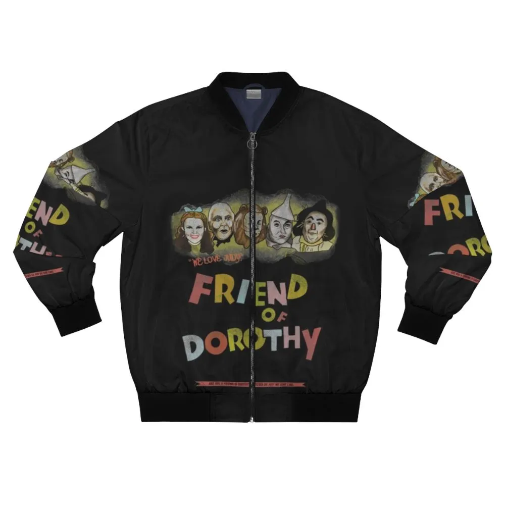 "Wizard of Oz Bomber Jacket - 'Friend of Dorothy' Design"