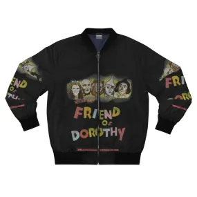 "Wizard of Oz Bomber Jacket - 'Friend of Dorothy' Design"