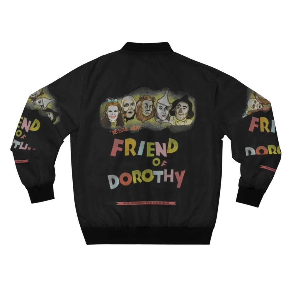 "Wizard of Oz Bomber Jacket - 'Friend of Dorothy' Design"