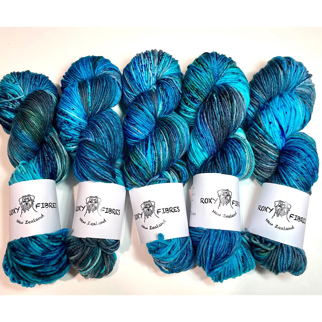 Roxy Fibres - Hand Dyed NZ Merino 8ply