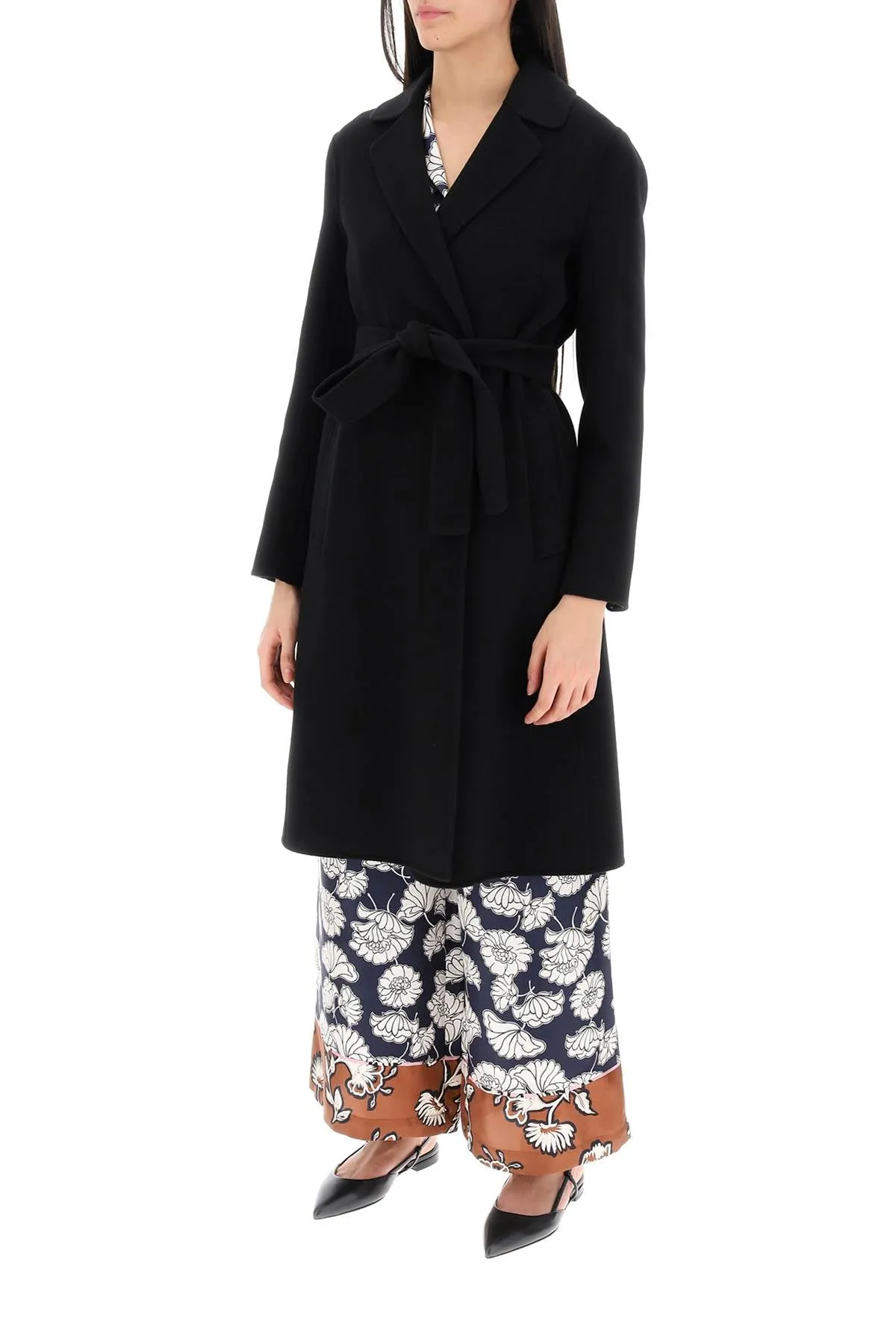 's Max Mara Pauline Wrap Coat (Size - 44)