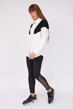 SIDE LOWER MESH MICRO TIGHTS
