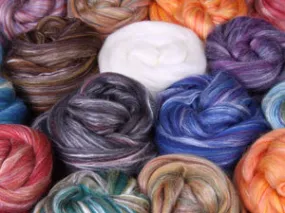 Silk/Merino Sliver Blend