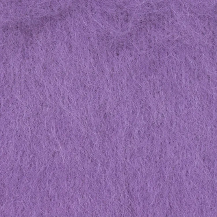 Solid Brushed Hat Lilac Alpaca
