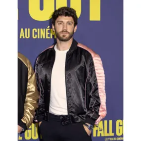 The Fall Guy 2024 Cast Pink Bomber Jacket