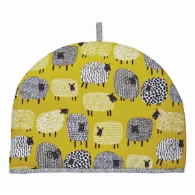 Ulster Weavers Tea Cosy - Dotty Sheep (100% Cotton Outer; 100% Polyester wadding; CE marked, Yellow, 6 Cup Teapot)