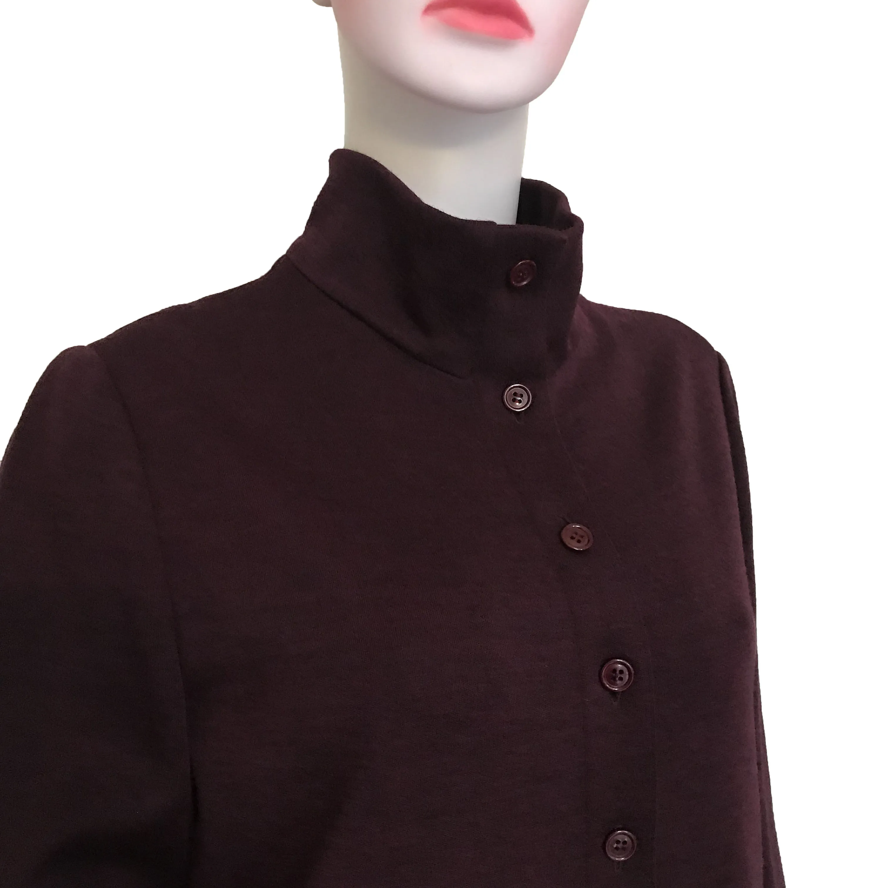 Vintage 1970s Adele Simpson Wool Coat Dress