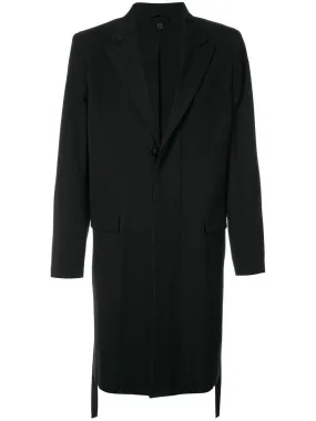 Virgin Wool Cotton Coat Laine