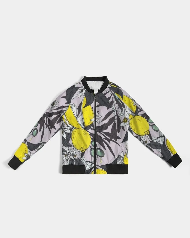 Women's Light Bomber Jacket Lemon Tree