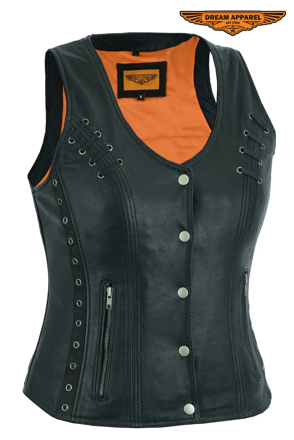 Women's Premium Naked Goat Skin Vest