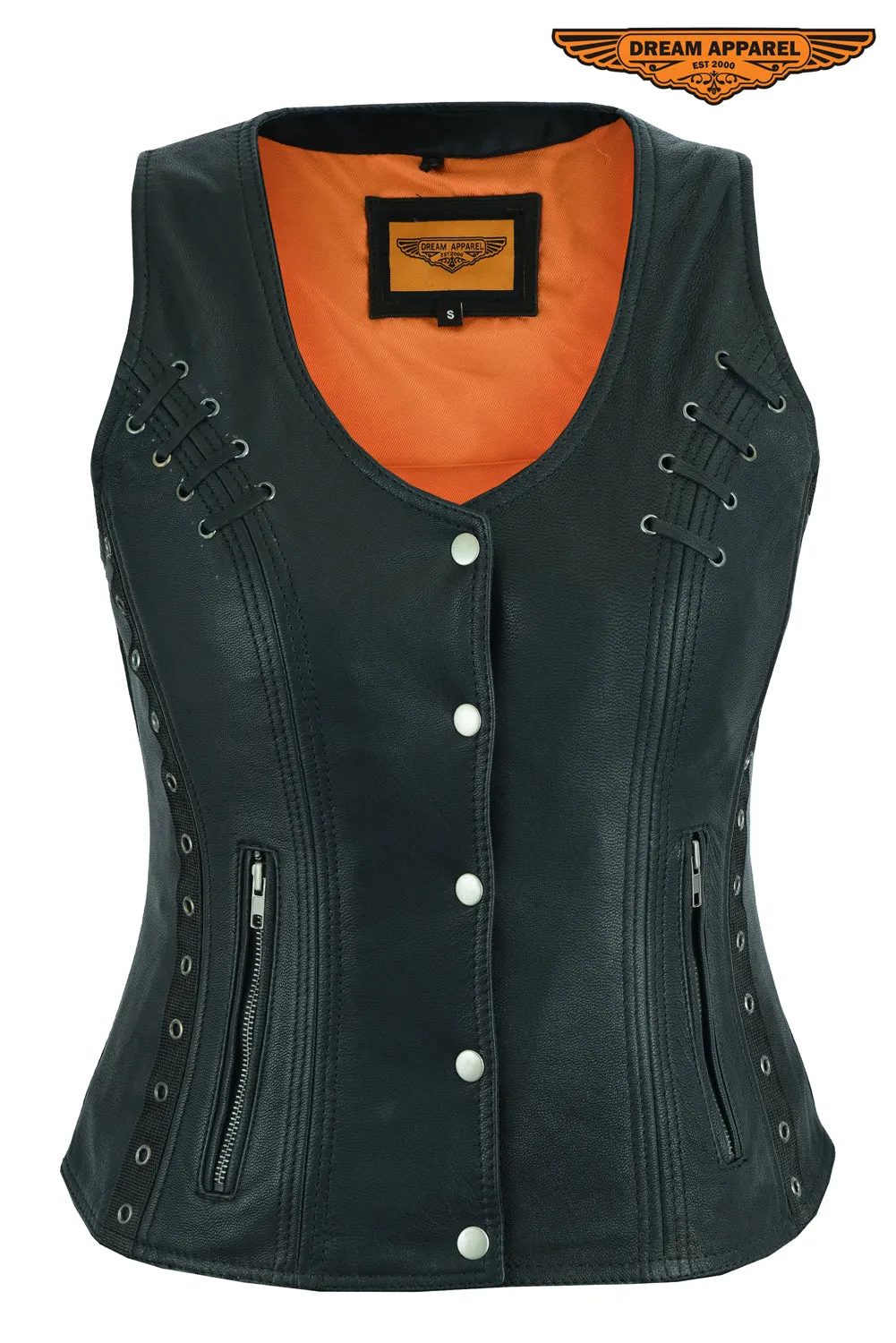 Women's Premium Naked Goat Skin Vest