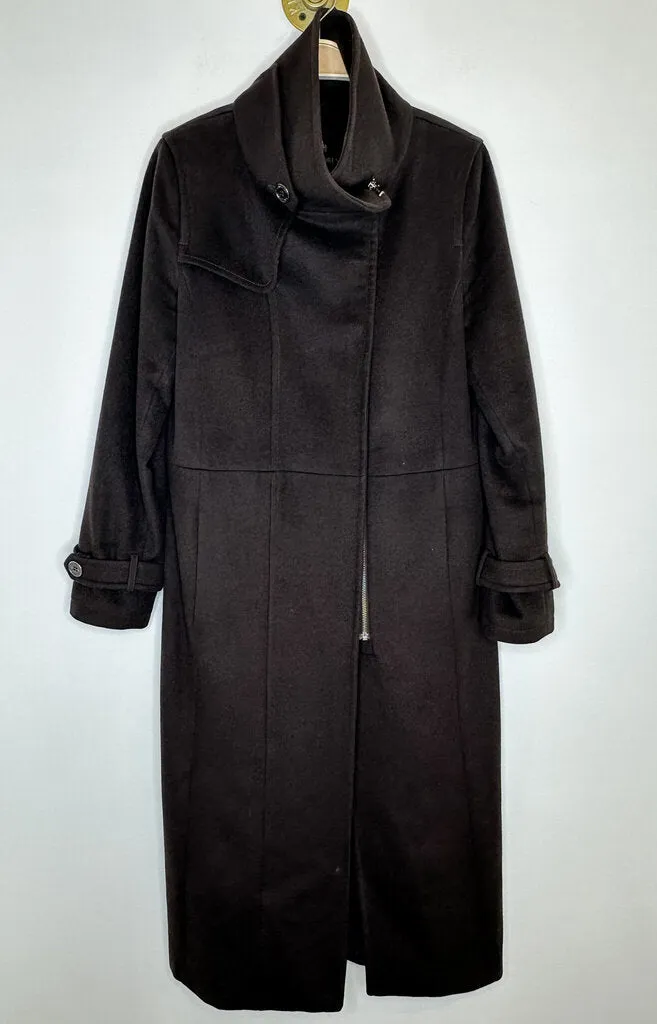 Wool-Cashmere Blend Long Coat
