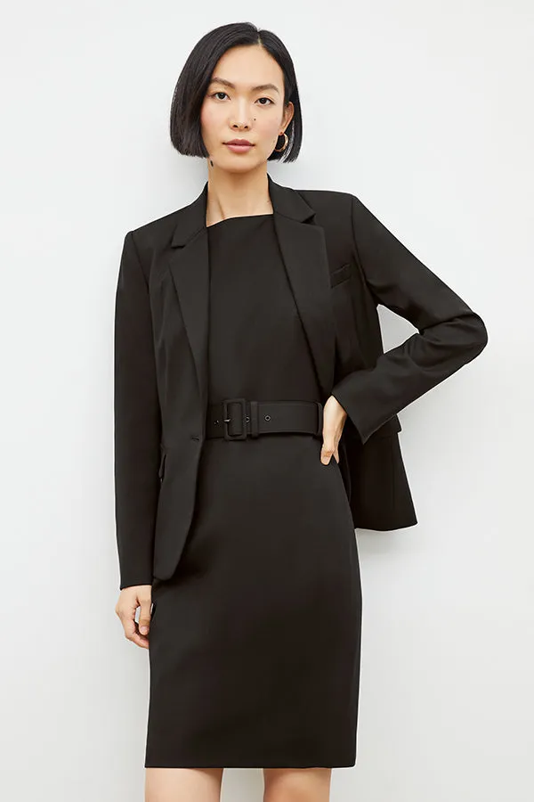 Yasmine Blazer - Wool Twill :: Black