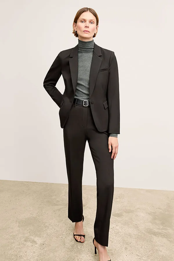 Yasmine Blazer - Wool Twill :: Black